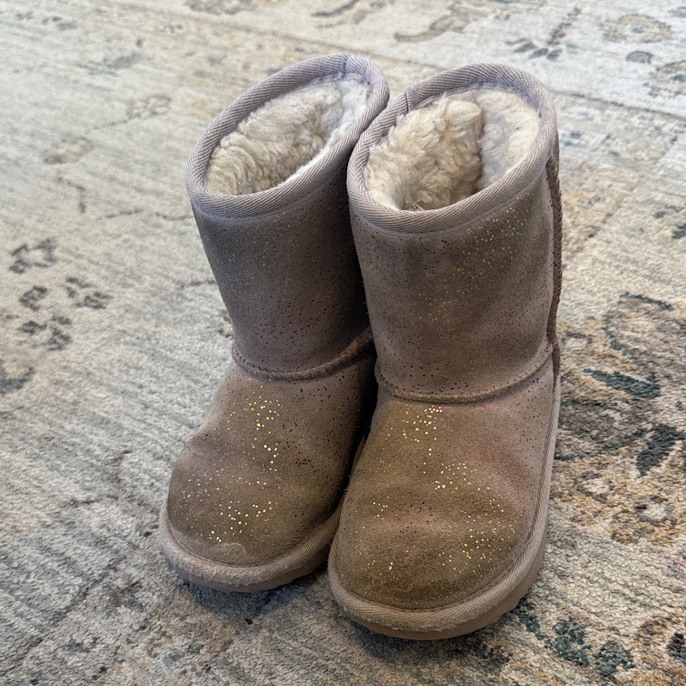 Cozy Glitter Kids Boots